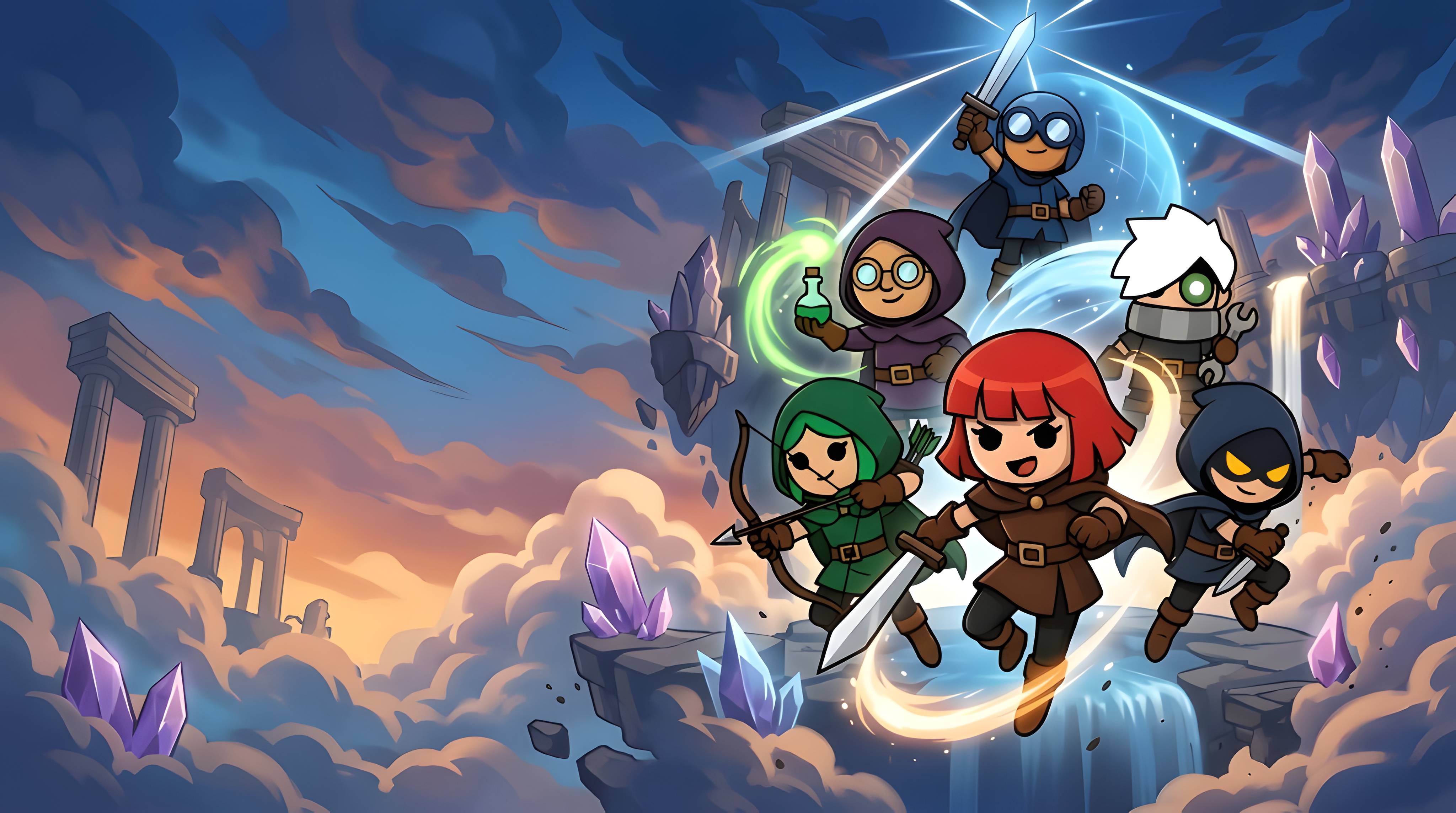 Dungeon Merge Key Visual